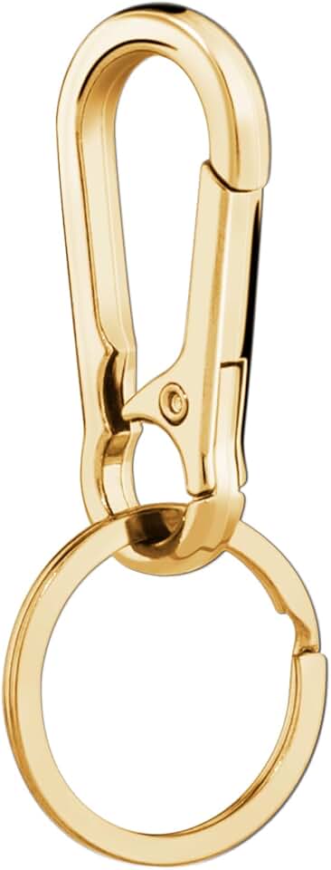 Hapeper Keychain Key Clips Metal Key Ring Key Chain Rings Keyring for Home Car Key Organizer