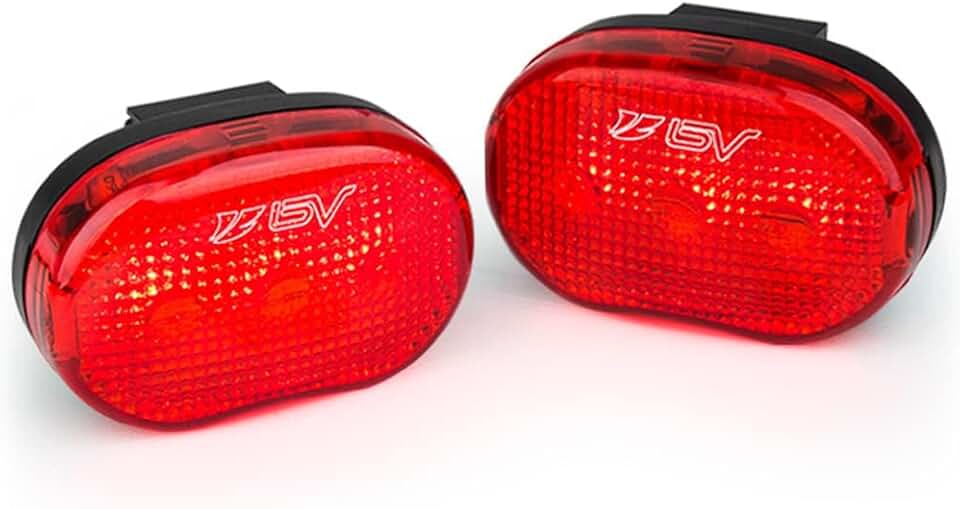 BV Bike Lights for Night Riding LED Bike Tail Light - Bicycle Light Battery-Powered/Rechargeable - Rear Bike Light Weather Resistant - Visible Up to 1500ft Bicycle Tail Light LED Bike Light