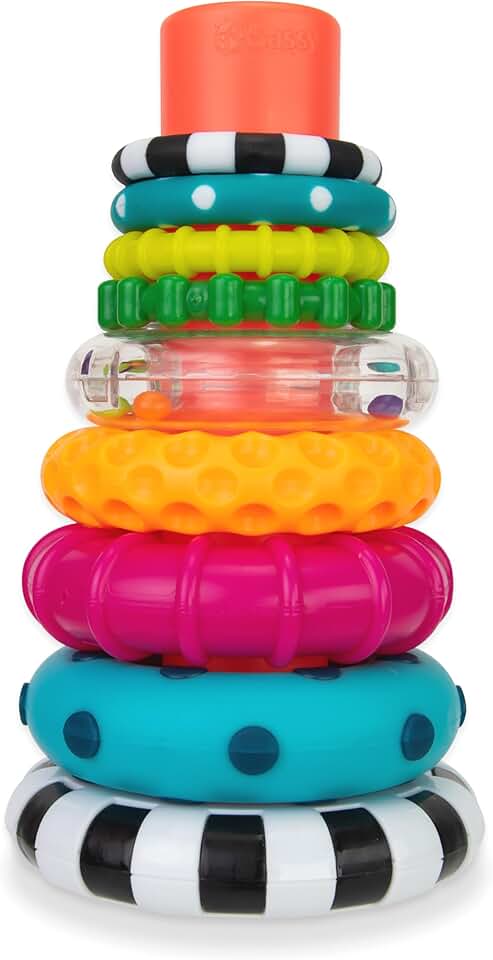 Sassy Stacks of Circles Stacking Ring STEM Learning Toy
