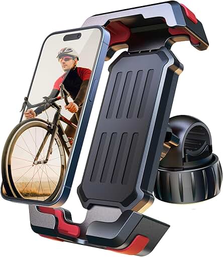 2025 New Upgraded Bike Phone Holder Handlebar - 1S Quick Install