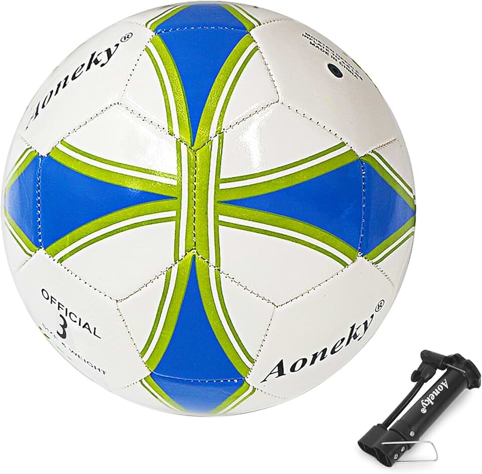 Aoneky Soccer Ball with Pump