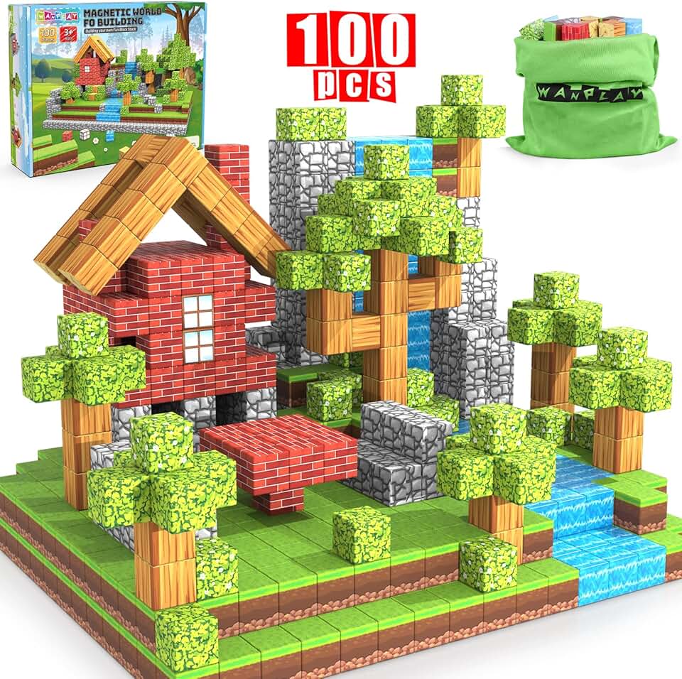 100PCS Magnetic Blocks